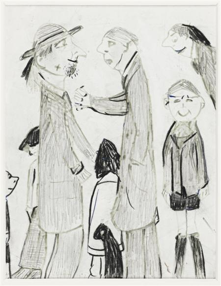 LAURENCE STEPHEN LOWRY R A BRITISH 1887 1976 THE ECCENTRIC