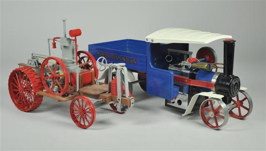 Mamod Pressed Lithographed Steel Steam Engine Truck Cast iron pressed