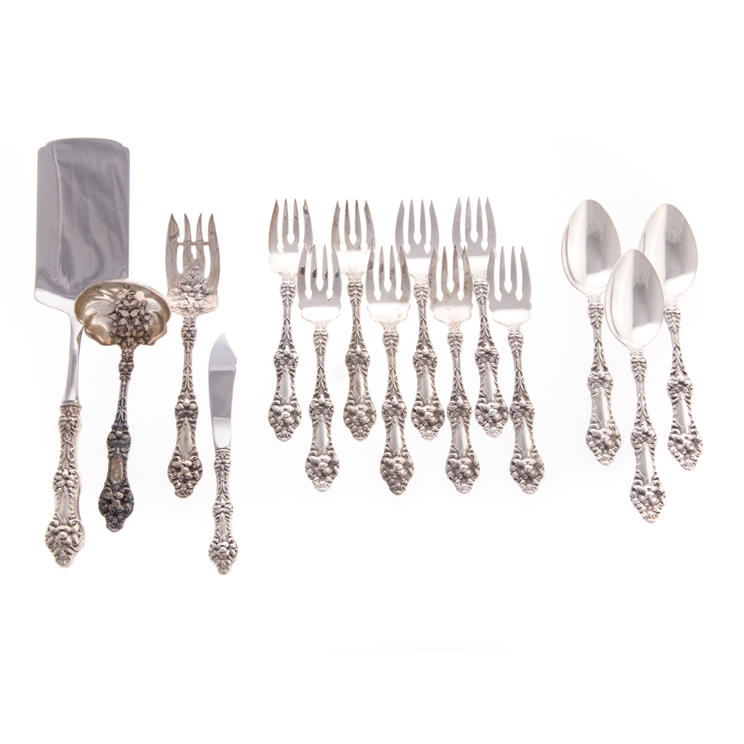 Gorham sterling silver 15 pc flatware in the New Orange