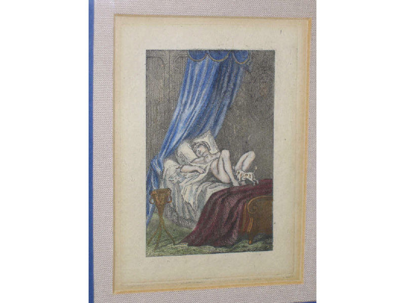 FRENCH SCHOOL LATE 19TH EARLY 20TH CENTURY Erotic hand colored