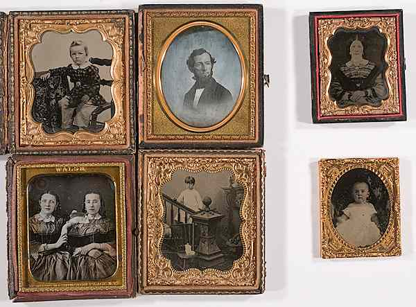 Cased Images Group of Early Cased Images Lot of 6