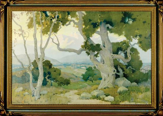 Marion Kavanagh Wachtel California 1870 1954 CALIFORNIA LANDSCAPE The Oaks