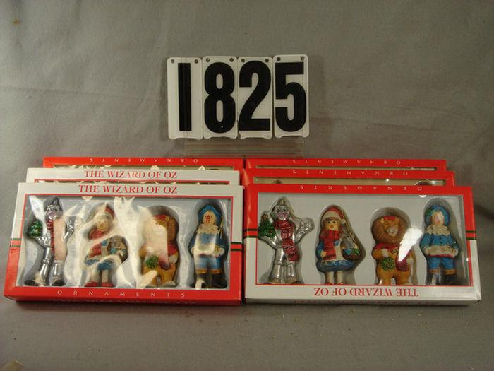 Lot of 6 Wizard of Oz Christmas Ornaments Santa s