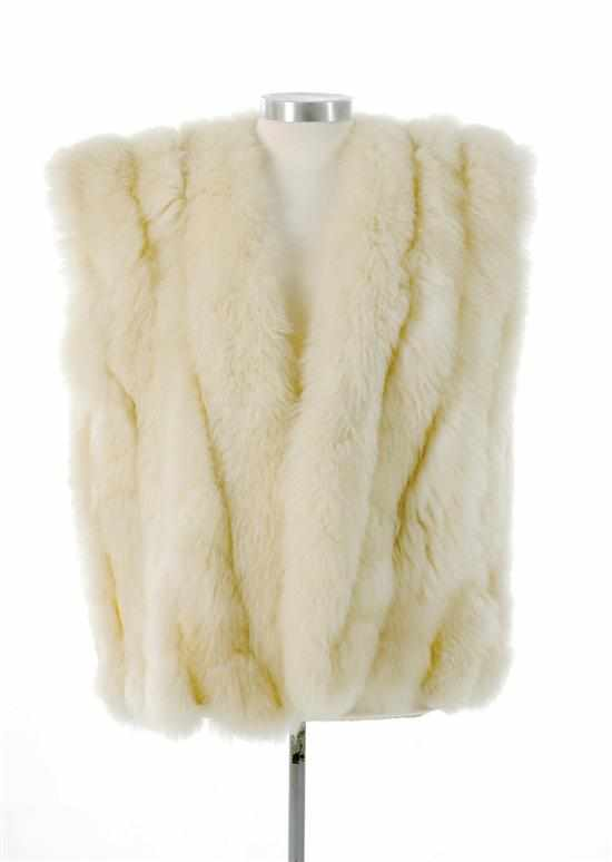 Two fur vests alpaca fur vest by Neilam medium size
