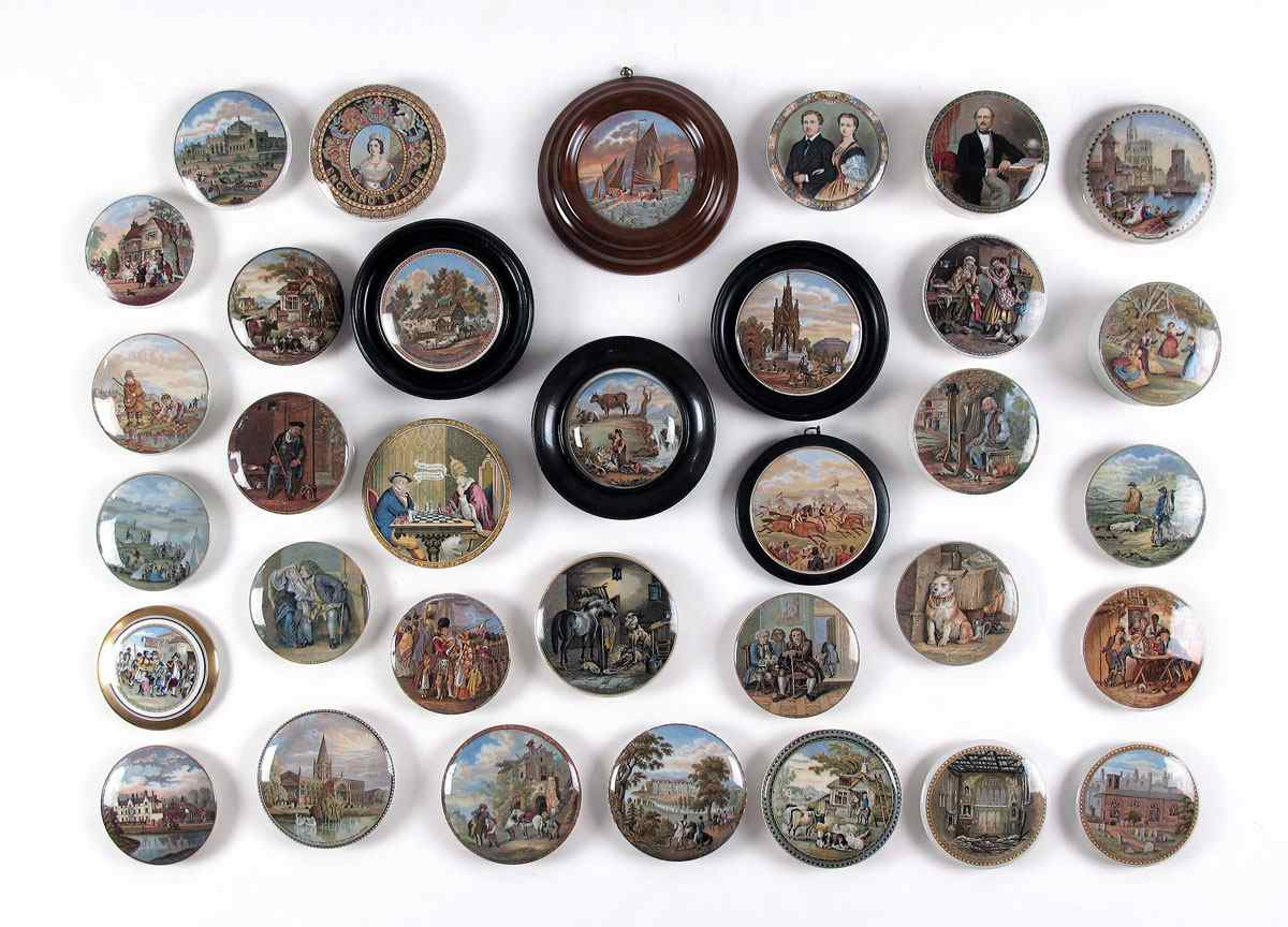 A LIFE LONG COLLECTION OF PRATT POT LIDS Historical and