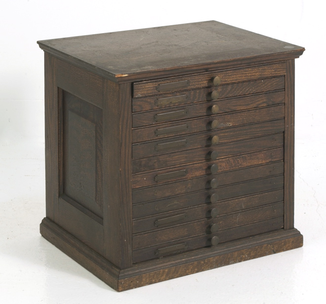 MULTI DRAWER CABINET 19th CenturyIn oak Probably used for storing