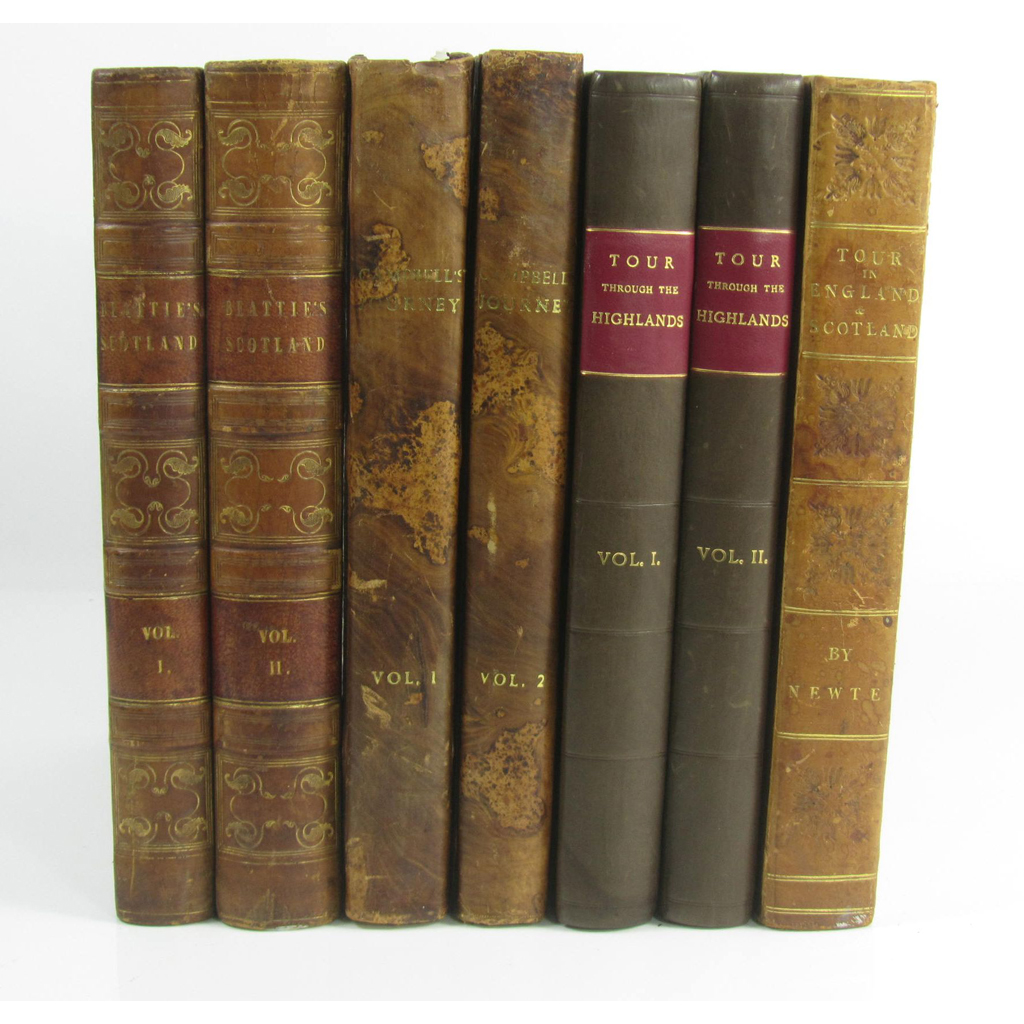 Scotland travel 7 volumes including Garnett T Observations on a