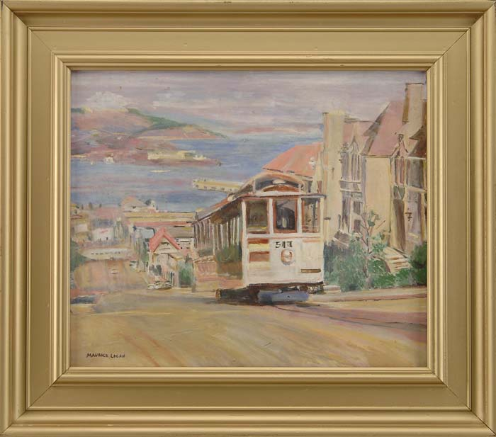 MAURICE GEORGE LOGAN American 1886 1977 SAN FRANCISCO STREET CAR