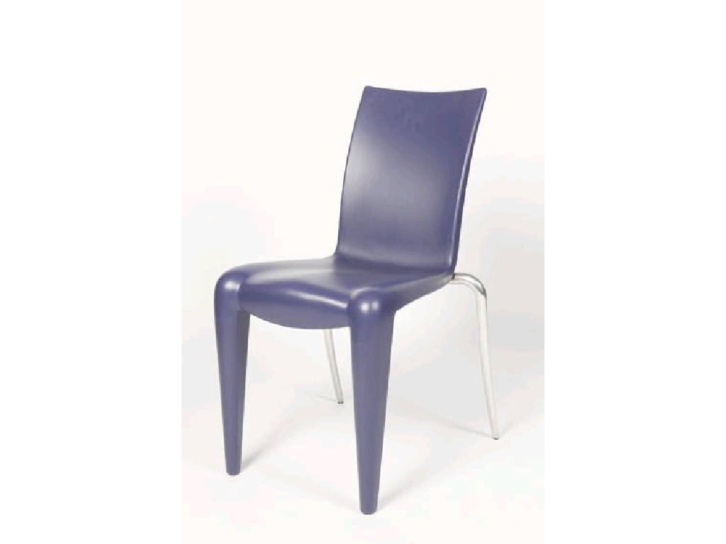 PHILIPPE STARCK A LOUIS 20 CHAIR with moulded mauve plastic