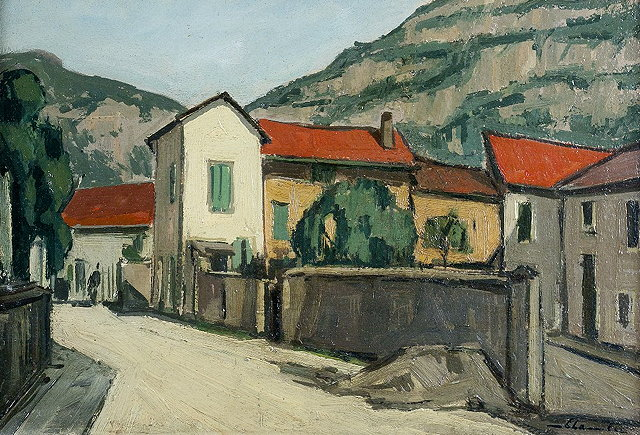 Marius Chambaz Swiss 1905 1988 Verrier France 1956signed lower right