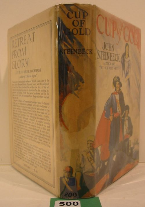 STEINBECK JOHN Cup of Gold Second Edition 8vo blue cloth