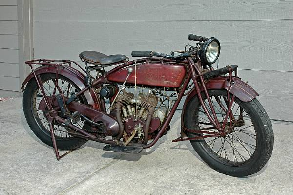From the Woodrow C Carson Estate1923 Indian 37ci ScoutFrame no