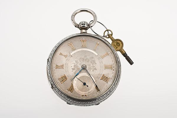 SILVER POCKET WATCH BY JOHN FORREST LONDON English ca 1898