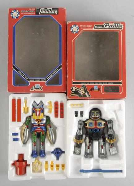 Lot of 2 Diecast Arkron Space Robots Description Includes one