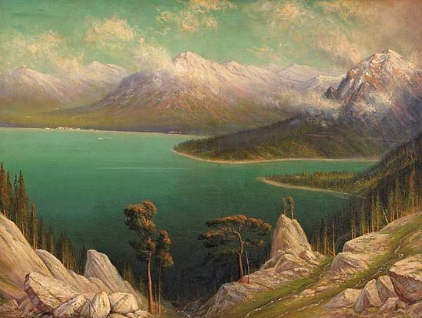 James Everett Stuart American 1852 1941 A View of Emerald