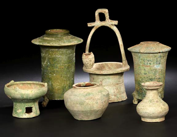 Chinese Glazed Stoneware Model of an Oven Tang dynasty 618