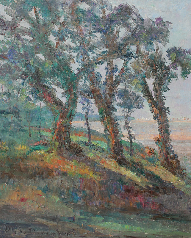 DAVENPORT William Slocum New York France 1868 1938 Landscape with