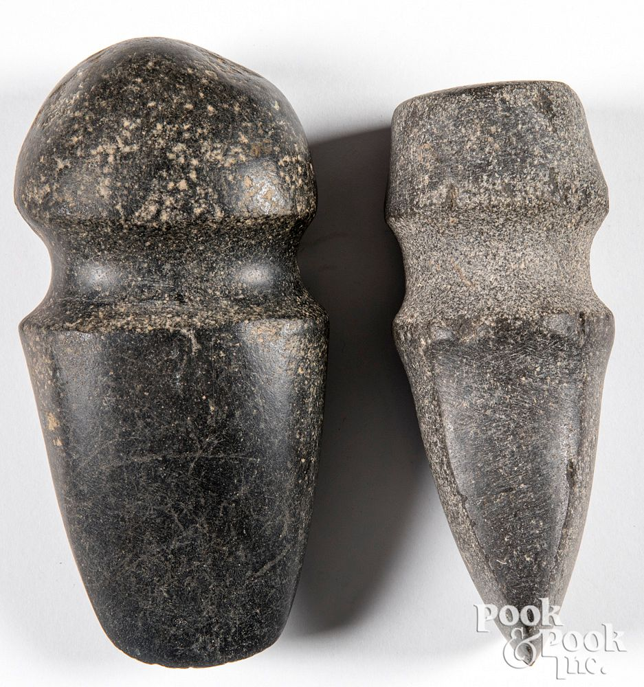 Granite full grooved axe head Granite full grooved axe head