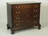 CHEST OF DRAWERS 18th C solid cherry with pine secondary