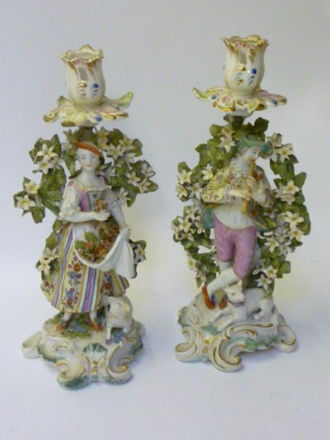 A PAIR OF PORCELAIN PLAQUES probably English late Victorian of
