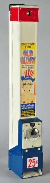 Old Glory 25 Condom Dispenser Description Working Condition Excellent Size