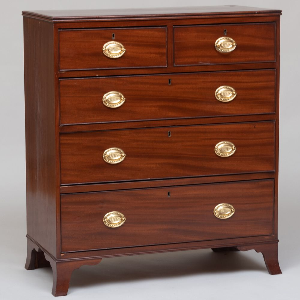 George III Mahogany Chest of Drawers 40 1 2 x
