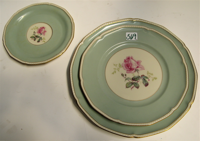 ROYAL TETTAU GERMAN PORCELAIN DINNER SET 66 pieces in the