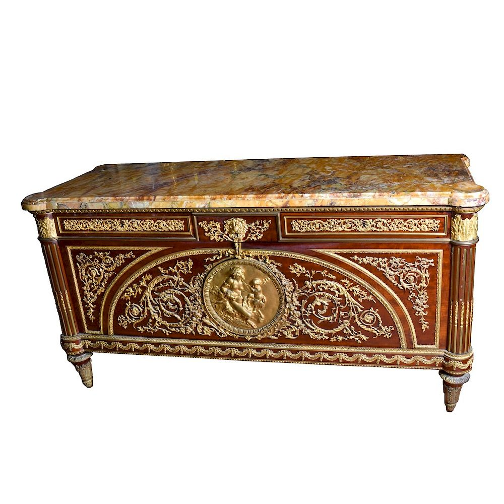 After G Benneman 19 20th C Commode After Guillaume Benneman