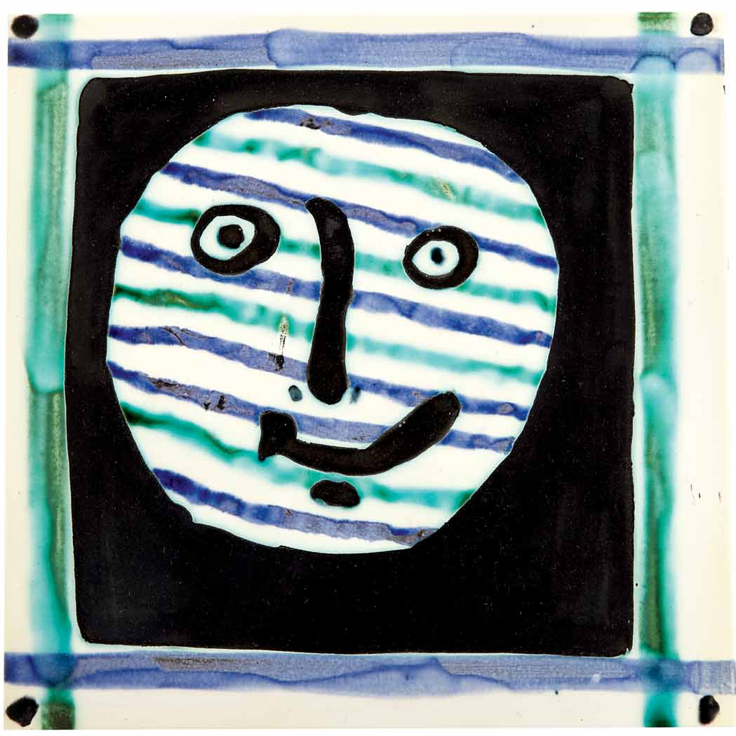 8 Pablo Picasso MASK A R 310 Painted and partially