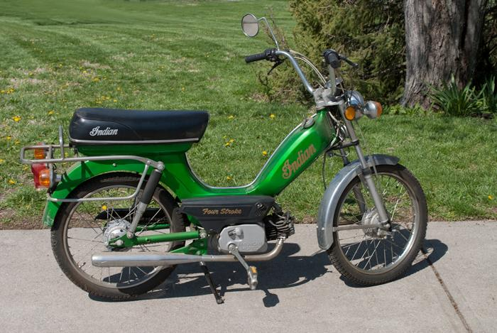 INDIAN MOPED CA 1980S Manufactured in Taiwan In emerald green