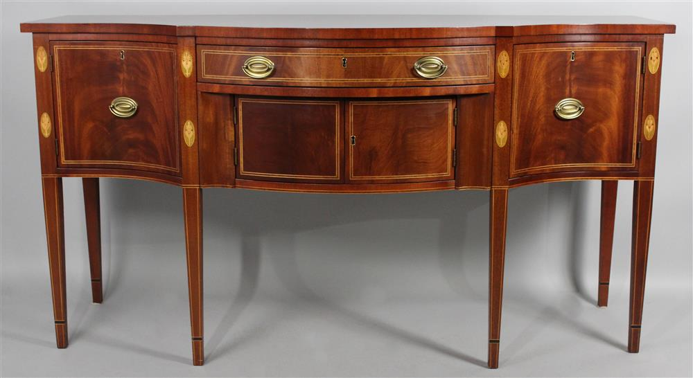 HICKORY CHAIR CO MOUNT VERNON FEDERAL STYLE MAHOGANY SIDEBOARD from