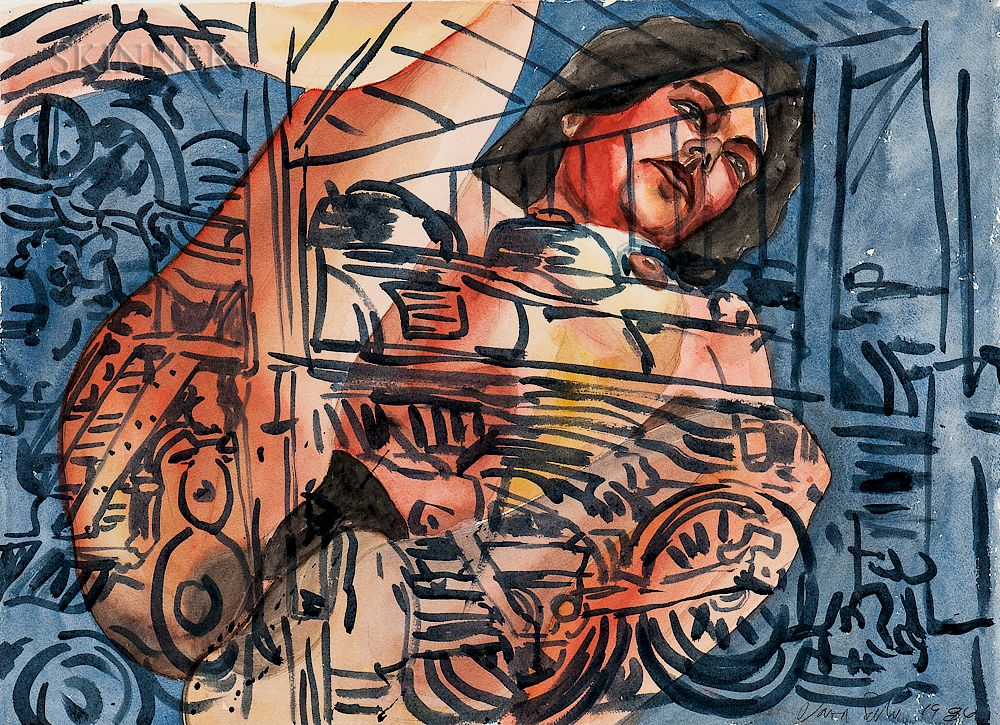 David Salle American b 1952 Untitled David Salle American b