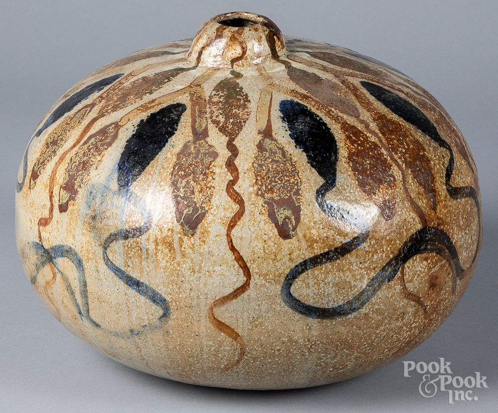 Studio ceramic vessel 20th c Studio ceramic vessel 20th c