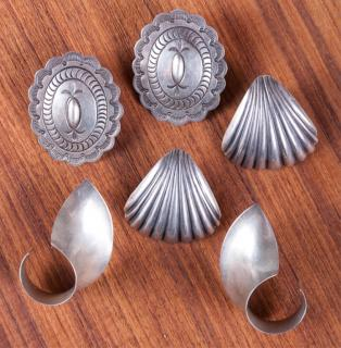 Sterling Earrings Trio Including Coriz One pair in an apple