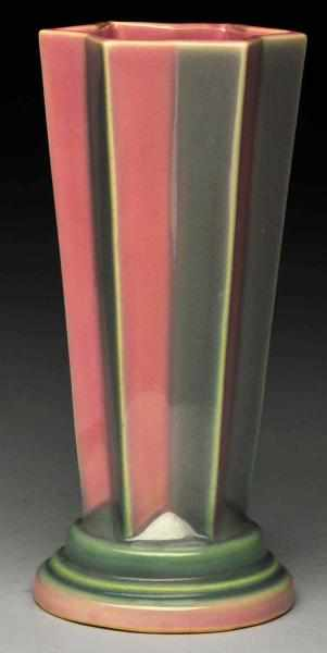 Roseville Futura Pleated Star Vase Description Shape 385 8 Star