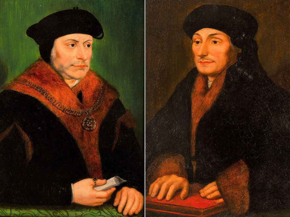 A PAIR OF PORTRAITS AFTER HANS HOLBEIN THE YOUNGER GERMAN