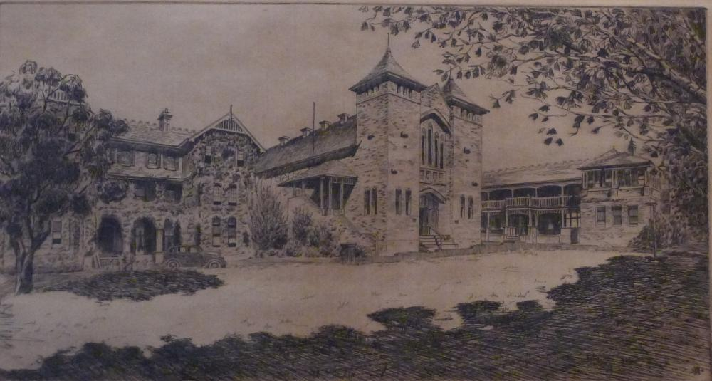 AUSTIN PLATT MELBOURNE ETCHING 93 175 AUSTIN PLATT MELBOURNE ETCHING
