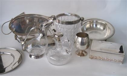 Group of American sterling silver and silver plateComprising a sterling