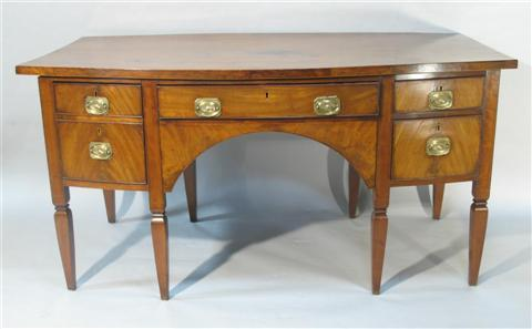 REGENCY STYLE MAHOGANY SIDEBOARD Comprised of old elements with a