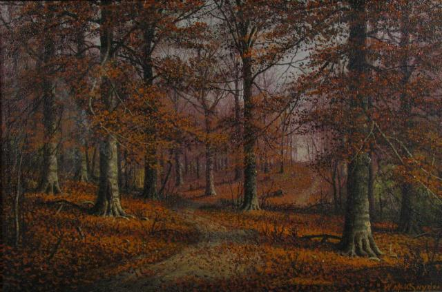 William McKendree Snyder IN 1848 1930 12 x 18 Oil