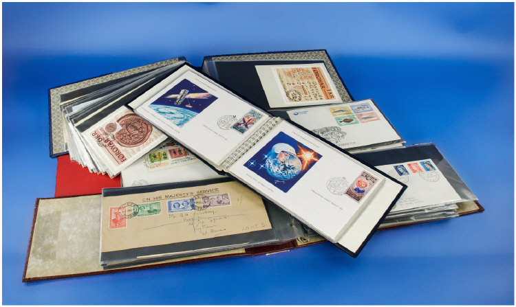 Four Albums of First Day Covers Two from the Faroe
