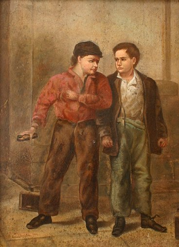 PENFOLD Frank American 1849 1920 Shoeshine Boy Turf War O