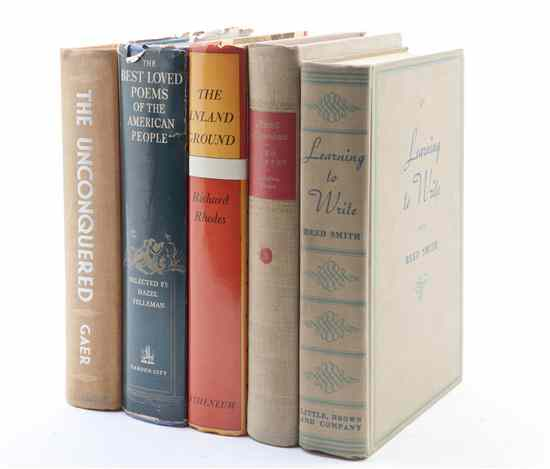 A Collection of Reading Material primarily cloth bound comprising volumes