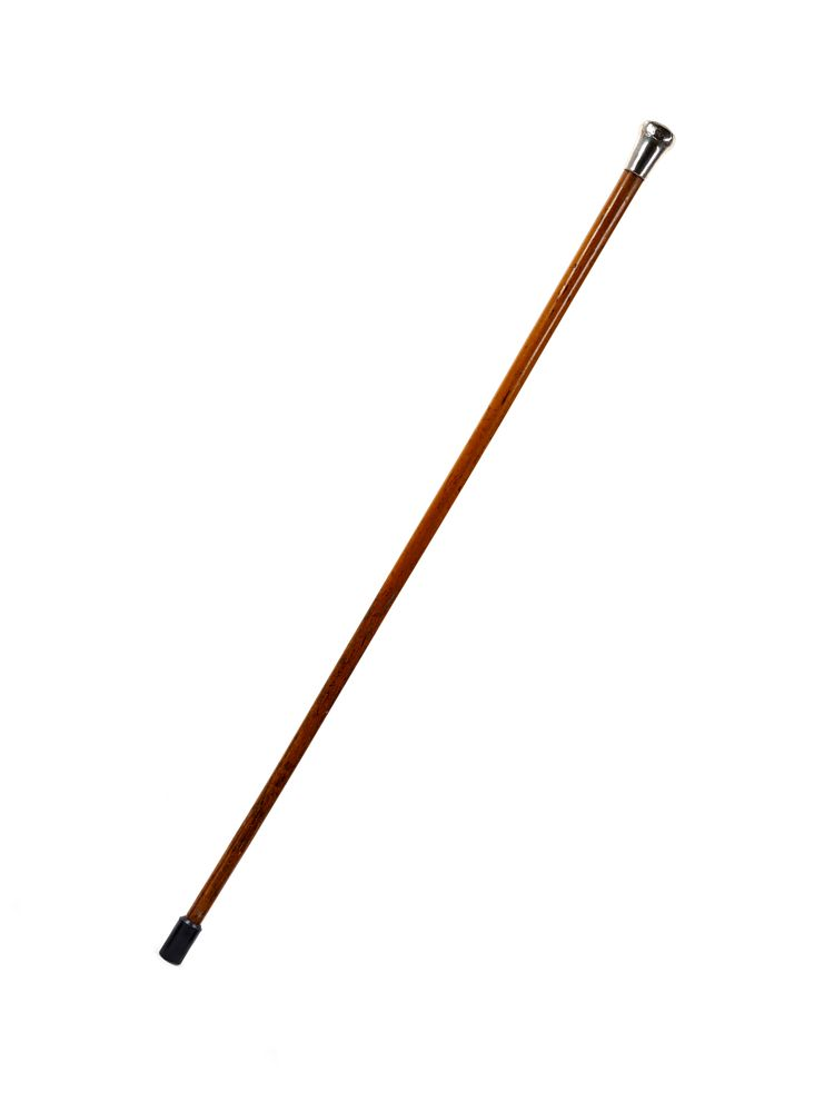 A Victorian Silver Mounted Malacca Walking Stick A Victorian Silver