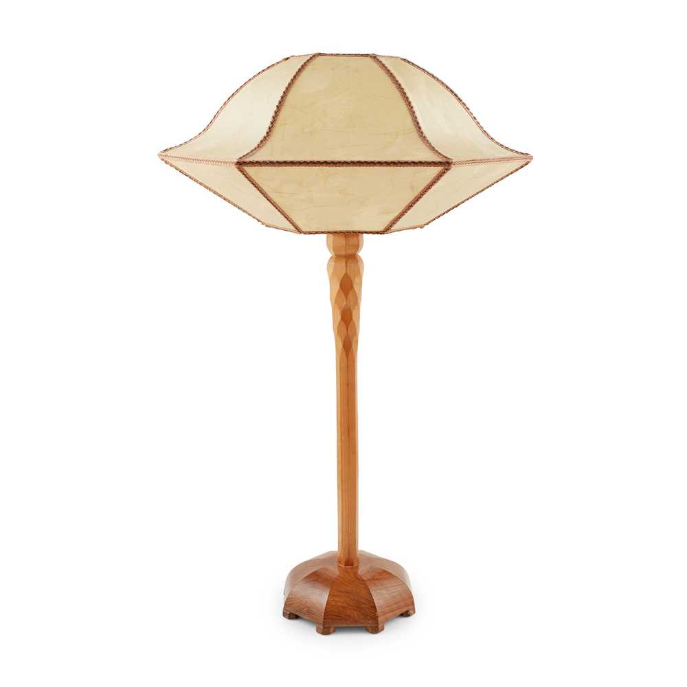 HUGH BIRKETT 1919 2002 TABLE LAMP CIRCA 1950 walnut and