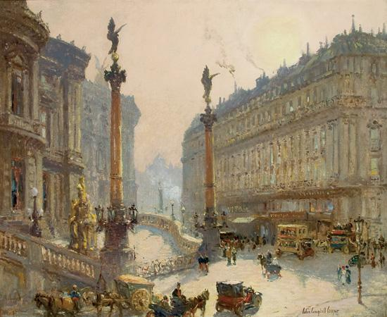 COLIN CAMPBELL COOPER American 1856 1937 Place de la Opera