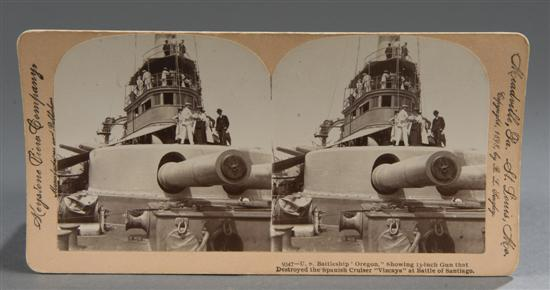 Spanish American War 10 stereoscopic view cards the United States