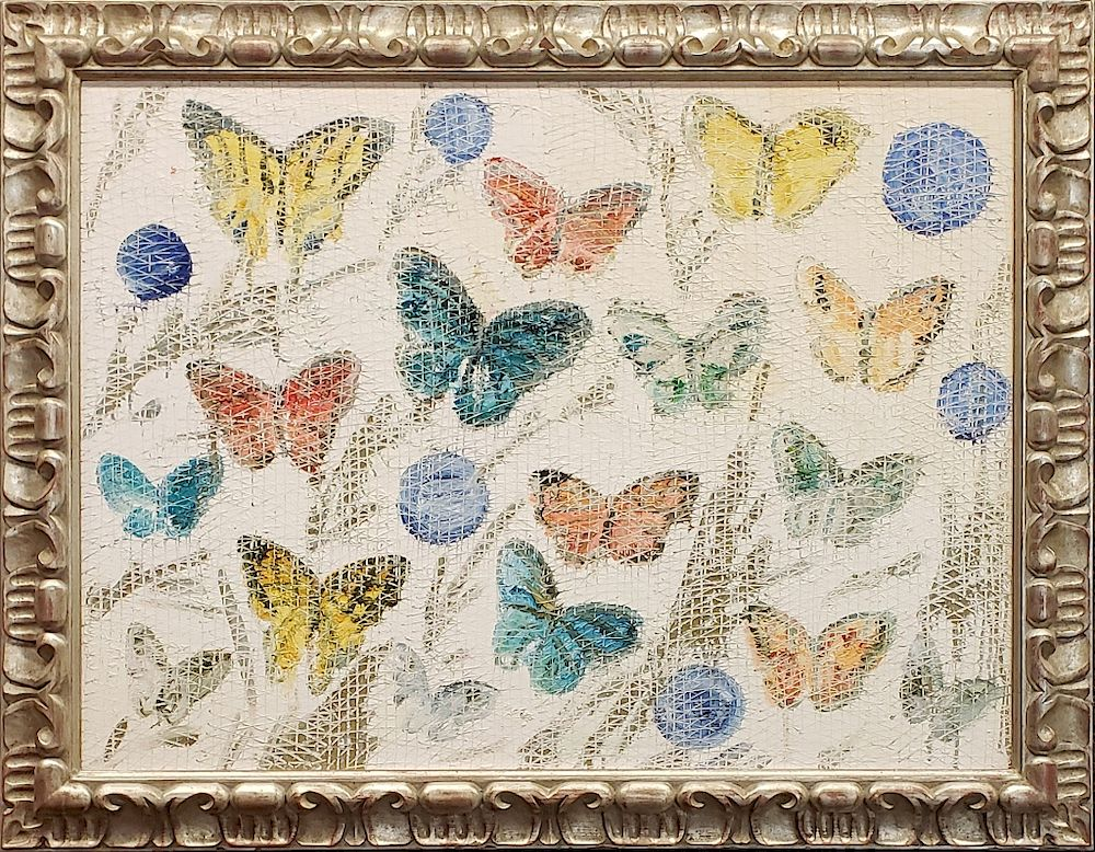 Hunt Slonem Butterfly s Neo Expressionist Painting Hunt Slonem New