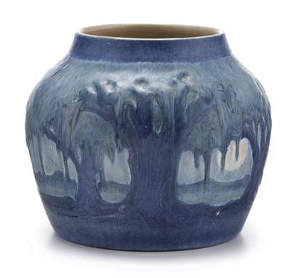 Newcomb College Pottery matte glaze Moon and Moss vase new