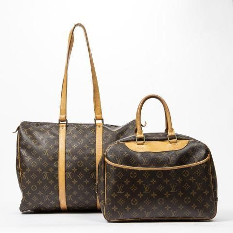lot of 2 Louis Vuitton 1 Flanerie PM tote bag